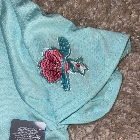Disneyland Ariel 89 Baseball Jersey NWT Size Small (Little Mermaid)